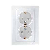 Kištukinis lizdas Schneider Electric SDN3000470, be įžeminimo, balta sp.