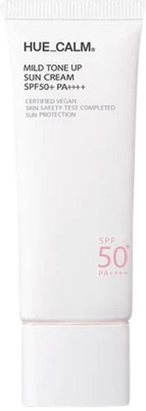 Kremas įdegio priežiūrai veidui Hue Calm Vegan Mild Tone Up SPF50+, 40 ml