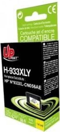 Tintes printera kasetne Uprint H-933XLY-UP, dzeltena krās.