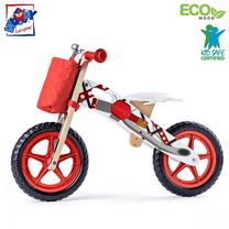 Balansinis dviratis WOODY Dipy Ergo WD93066, raudona sp., 12"