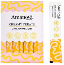 Skanėstas katėms Amanova Creamy Treats Garden Delight, vištiena, 0.015 kg, 6 vnt.