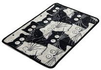 Vonios grindų kilimėlis Foutastic Cats 359CHL1748, juoda sp./pilka sp., 60 cm x 40 cm