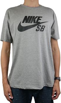 Футболка, мужские Nike, серый цв., l