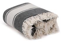 Lovatiesė Mijolnir Stripe 194DCH1920, juoda sp., 140 cm x 180 cm