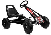 Bērnu sporta kartings Lean Toys A-15, melna krās.
