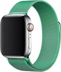 Dirželis Hurtel, Magnetic Strap Apple Watch 7 41mm, žalia sp.