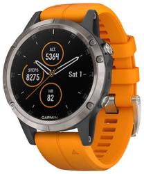Išmanusis laikrodis Garmin Fenix 5 Plus, oranžinė sp.