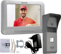 Видеодомофон Hikvision DS-KIS203T, серый цв.