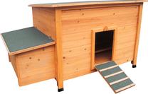 Курятник Flamingo Fort Classic, для птиц, 25.8 кг, коричневый цв./хаки цв.