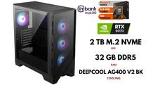 Stacionārs dators GameRoom AMD Ryzen 5 9600X, 2 TB, DDR5 32 GB, SSD 2 TB, Nvidia GeForce RTX 5070 Dynamic