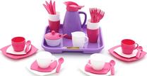 Игрушечный чайный сервиз Wader-Polesie Dishes Set On Tray Alisa For 4 People, розовый цв.