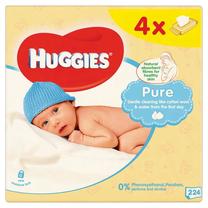 Drėgnos servetėlės kūdikiams Huggies, 224 vnt.