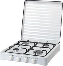 Mini viryklė dujinė Ravanson KT04T, 5450 W, balta sp.