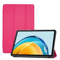 iLike Tri-Fold Plāns Eko-Ādas Statīva Maks Xiaomi Redmi Pad SE 11'' (2023) Koraļļu rozā