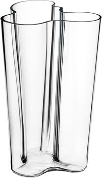 Vaza Iittala Alvar Aalto, 25.1 cm, skaidri sp.
