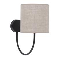 Valgusti seinale TK Lighting Torens Nature, E27, 1 x 15 W, pruun v. / must v.