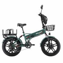 Elektriskais velosipēds Skyjet GTIII PRO PLUS, M/L, 20", 250 W, 13.5 Ah, zaļa krās.