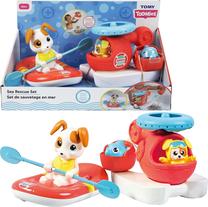 Набор игрушек для ванной Tomy Sea Rescue Set, красный цв./голубой цв.