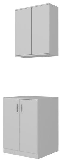 Vannas istabas mēbeļu komplekts Kalune Design Su, balta krās., 65 cm x 70 cm x 90 cm