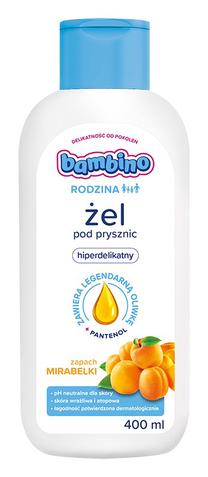 Kūno prausimosi želė Bambino Family, 400 ml