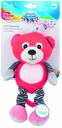 Развивающая игрушка для младенца, медведь Canpol Babies Soft Musical Toy
