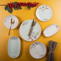 Pusdienu servīze Hermia 58YMT000819, porcelāna, daudzkrāsaina, 29 gab.
