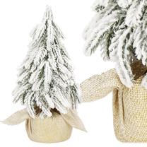 Kalėdinė dekoracija, "Kalėdų eglė" Springos Christmas Tree CA1047, 6 cm, ruda sp./žalia sp.