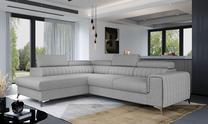 Kampinė sofa Laurence Grande 81, pilka sp., kairinė, 205 x 278 cm x 92 cm