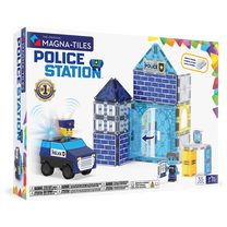 Magnetinis konstruktorius Magna-Tiles Police Station 252035MT, 35 vnt., įvairių spalvų