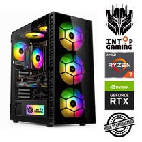 Стационарный компьютер Intop RM88419NS AMD Ryzen 7 5700X, DDR4 32 GB, SSD 500 GB, Nvidia GeForce RTX3050 6 GB GDDR6