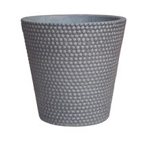 Gėlių vazonas Domoletti RP16-077, keramika/cementas, Ø 30 cm, pilka sp.