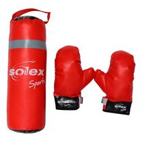 Bokso kriaušė L.A. Sports Junior Boxing Set 46370, raudona sp.