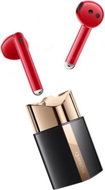 Belaidės ausinės Huawei FreeBuds Lipstick Red, raudona sp.