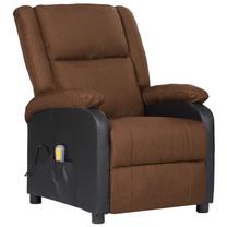 Krėslas VLX Massage Recliner 329499, ruda sp., 94.5 cm x 71 cm x 96.5 cm