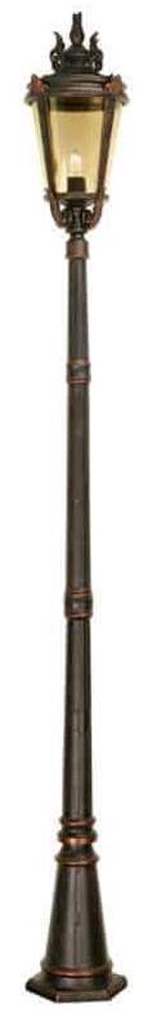 Brīvi stāvošs āra gaismeklis Elstead Lighting Baltimore, 60W, E27, IP44, bronzas krās./melna krās., 30 cm x 239 cm