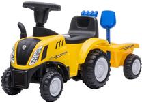 Торактор самокат Buddy Toys New Holland T7, черный цв./желтый цв.