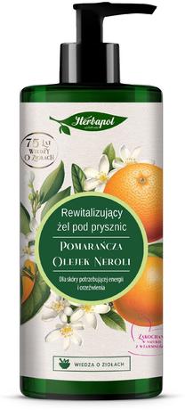 Гель для умывания тела Herbapol Orange and Neroli, 740 мл