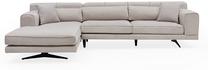 Kampinė sofa Hanah Home Jivago 560ARE1714, šviesiai ruda sp., kairinė, 308 x 198 cm x 78 cm