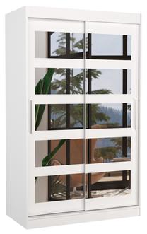 Шкаф ADRK Salem 120, белый цв., 58 см x 120 см x 200 см, с зеркалом