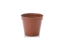 Puķu pods Patrol PATIO D15 TERRACOTTA, plastmasa, Ø 15 cm, brūna krās.