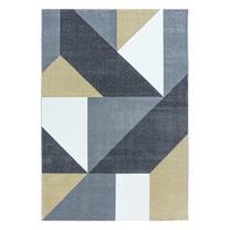 Ковер комнатные Ayyildiz Ottawa Geometric, белый цв./желтый цв./серый цв., 200 см x 140 см