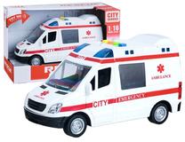 Žaislinis greitosios pagalbos automobilis City Service Rescue, balta sp.