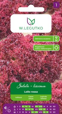 Sėklos, salotos LOLLO ROSSA, 1 g