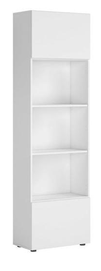 Black Red White Modai REG2D Bookshelf 60x202cm Canadian White