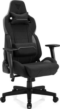 Žaidimų kėdė SENSE7 Sentinel 8148252, 72 x 57 x 120 - 128 cm, juoda sp./pilka sp.