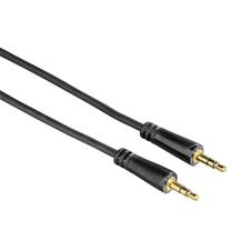 Kabelis Hama Techline 3.5 mm, 3.5 mm, 5 m, melna krās.