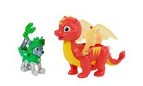 Žaislinės figūrėlės Paw Patrol, Rocky and Dragon Flame