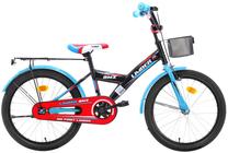 Vaikiškas dviratis, bmx Limber Monteria 20, mėlyna sp./juoda sp./raudona sp., 20"