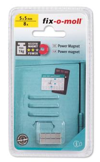 Magnit Fix-O-Moll 3562805, 0.5 cm x 0.5 cm x 0.5 cm, hall v., 8 tk