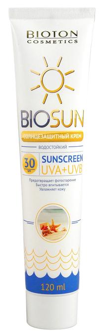 Kremas įdegio priežiūrai Bioton Biosun SPF30, 120 ml
